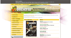 Desktop Screenshot of enconcierto.net